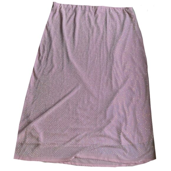 Brand New by Anthropologie Iridescent Rhinestone Midi Skirt - Picture 12 of 14